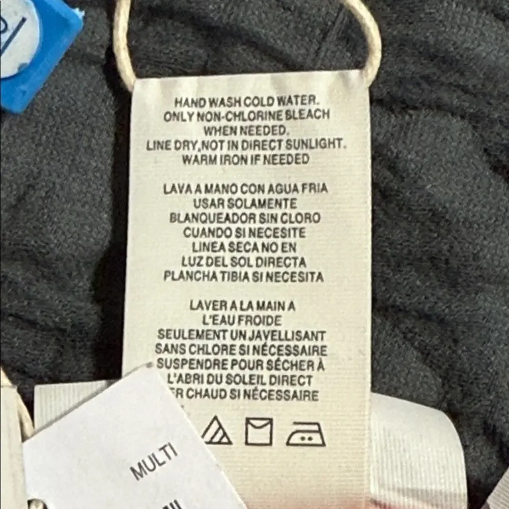 BLEU ROD BEATTIE size large plus size drawstring waist cover up beachwear swim - Picture 9 of 12